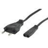 CAVO ALIMENTAZIONE HQ HQCC-704 da Euro Maschio - a 2pin Femmina a forma di 8 